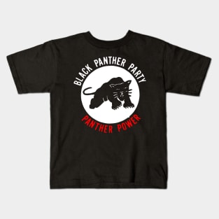 THE BLACK PANTHER PARTY Kids T-Shirt